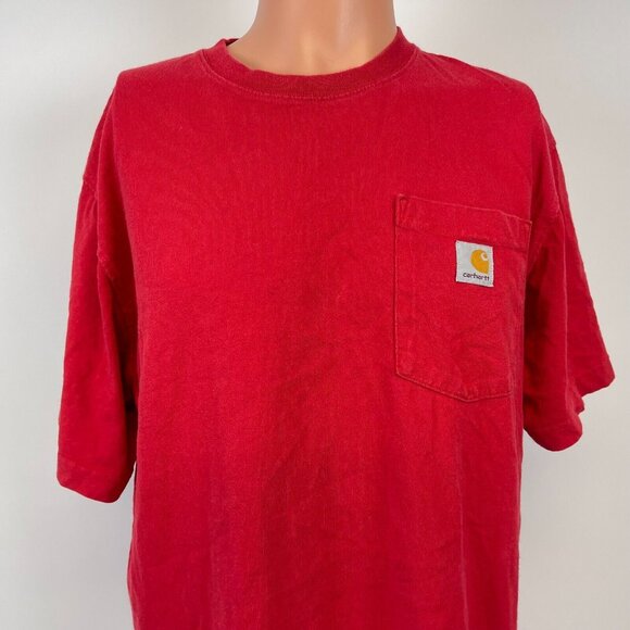 Carhartt Other - Carhartt Basic Pocket T Shirt Mens Size Medium Red